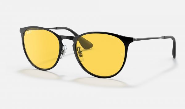 Ray Ban Erika Metal Evolve RB3539 Sunglasses Photochromic + Black frame  Yellow Photochromic lens – perfect replica raybans sunglasses uk